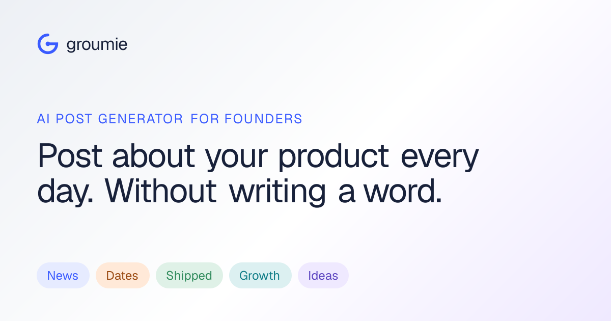 I build side projects but never market them, so I made a tool that writes the posts for me